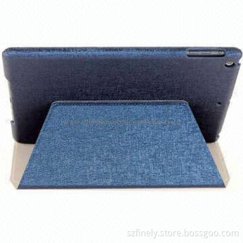 Double-side leather case for iPad Air, ultra-thin style, card insert function, various colors